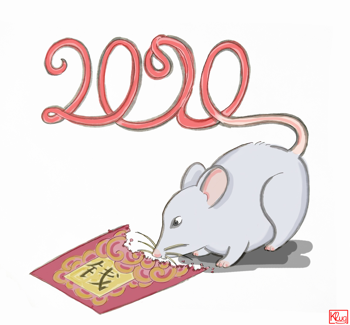 bonne année 2020 rat